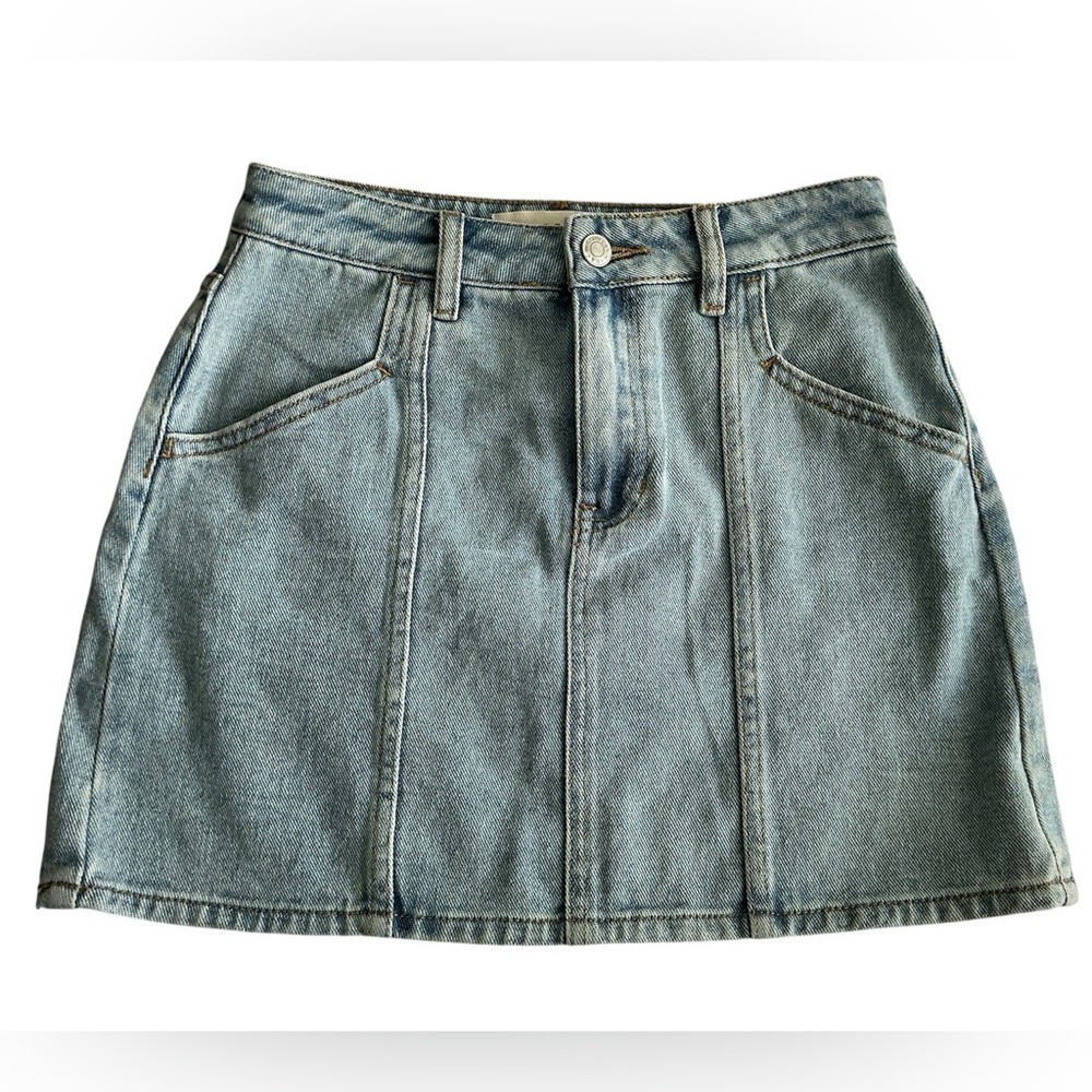 PacSun Light Blue Denim Mini Skirt Sz 24